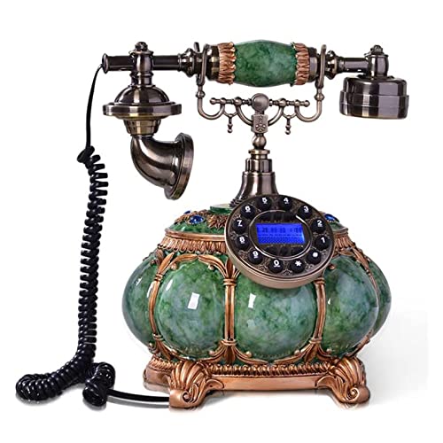Téléphone rétro résine pour bureau contre les pannes de batterie