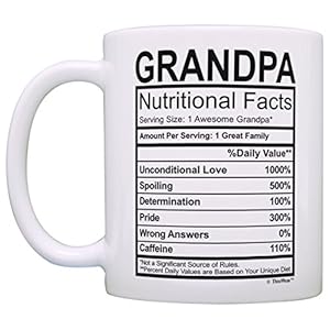 Thisweargrandparentannouncementgiftsgrandmagrandpanutritionfacts2pack11ozceramiccoffeemugset Urban Country Home Decor Thiswear grandparent announcement gifts grandma grandpa nutrition facts 2 pack 11oz ceramic coffee mug set urban country home decor