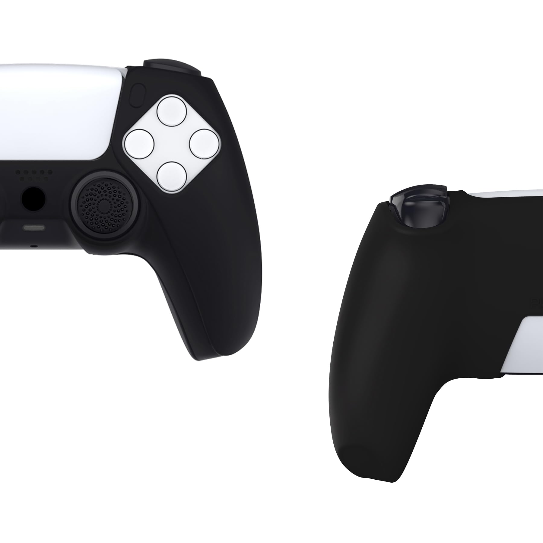 PlayVital Funda de Silicona para ps5 Mando - Cubierta Protectora Antideslizante y Suave con 6 Tapas para Pulgar, Grip Mejorado, Compatible con Base de Carga (Pure Series-Efectivo 100 Dólares) — view 71