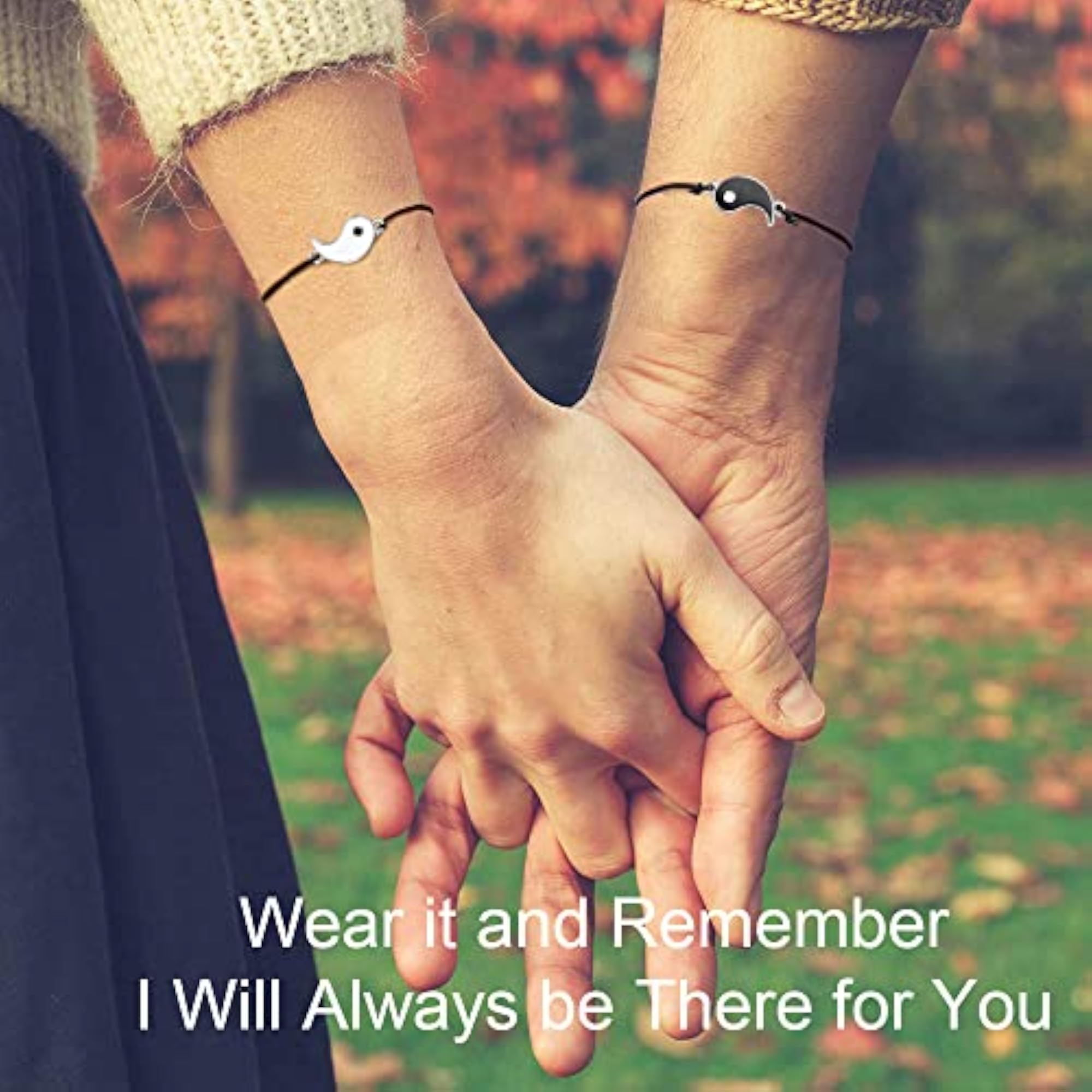 Couple Bracelet Set, Long Distance Alloy, Braided
