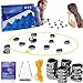 TJYAEKLTD Magnetic Chess Game, Multiplayer Strategie Magnet Brettspiel mit Schwammrille/Seil, Familienparty Reisespaßspiel für Kinder und Erwachsene (Blau) Schwamm Spa günstig Kaufen-TJYAEKLTD Magnetic Chess Game, Multiplayer Strategie Magnet Brettspiel mit Schwammrille/Seil, Familienparty Reisespaßspiel für Kinder und Erwachsene (Blau)
