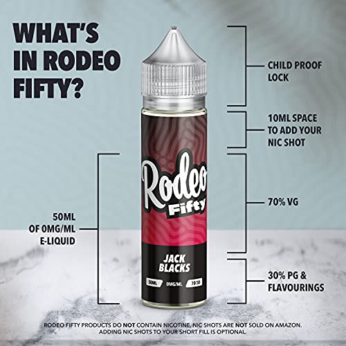 Rodeo-6-x-50ml-Jack-Blacks-Vape-Juice-E-Liquid-for-E-Cigarettes-Shortfill-Bottles-for-E-Cig-All-Day-Vaping-No-Nicotine-0mg-Vape-Liquid-with-Unique-Flavours
