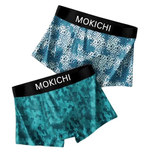Image of Men's Microfiber Boxer Briefs Pack of 2 | Ultra Soft Stretch Trunks | Moisture-Wicking Breathable Innerwear | Printed Premium Underwear for Men | Comfortable Elastic Waistband