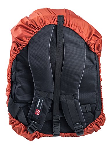 Image of Cosmus Rust Rain Cover & Dust Cover with Pouch for Upto 50 Ltrs Backpack