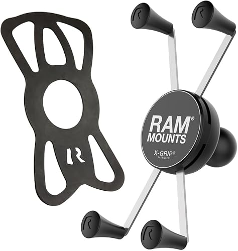 Miniatura 2 de RAM MOUNTS X-Grip Soporte de teléfono grande - Soporte universal para teléfono inteligente con bola de tamaño B de 1 pulgada (RAM-HOL-UN10BU)