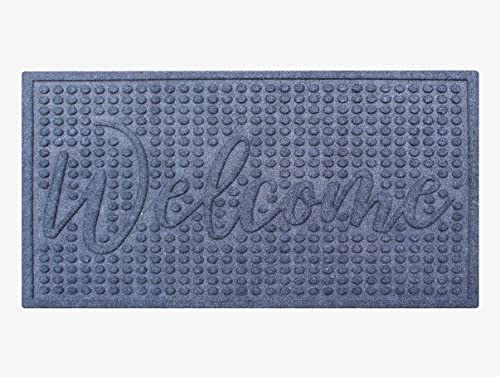 A1Hc Durable All Weather Absorbent Doormat, Dries Quickly, Absorbs Up To 2 Cups Of Water, Stain And Fade Resistant, Captures Dirt, Indoor And Outdoor Mats, Boot Scraper, 24X 36 #TOP25