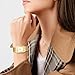 JewelryWe Reloj de pulsera con diamantes impermeables: reloj con circonita para hombre y mujer Imagen de JewelryWe Reloj de pulsera con diamantes impermeables: reloj con circonita para hombre y mujer