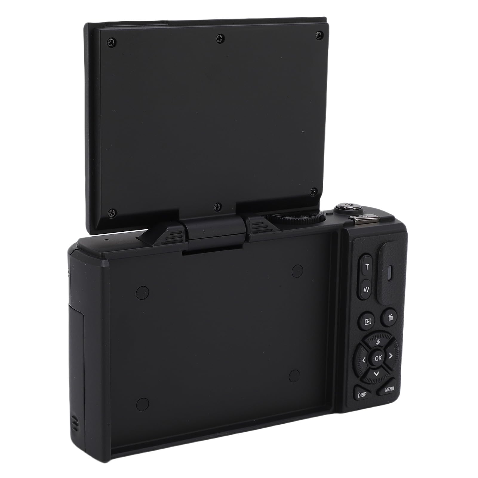 Camera Digitale 5k per Fotografia, Telecamera Vlogging WiFi da 75 MP UHD AutoFocus Videocamera a Spostamento 180 ° Schermo con Zoom 18x (BLACK)