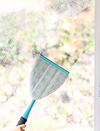 Fuller Brush Big E-Z Scrubber - Extendable Handle - Premium Quality Window & Glass Cleaning Kit - Effective Streak Free Cleaner For All Glass Surfaces #TOP3