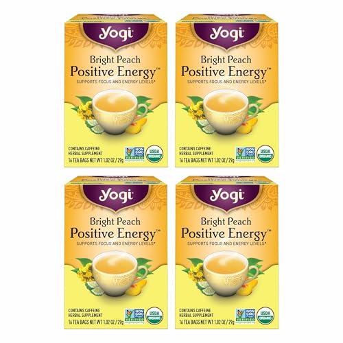 Yogi Tea Bright Peach Positive Energy Tea - 16 Tea