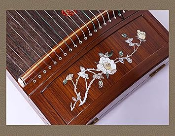 High Level Dragon and Phoenix Teak and Paulownia Guzheng (163cm) for Adults/Children/Senior/Intermediate/Beginner