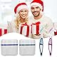 Prothesen-Badebecher und Bürsten-Set – 2 Stück Zahnersatz-Etui mit Korb + 2 Stück Zahnersatzbürste, tragbare Zahnersatz-Aufbewahrungsbox, Premium-Hygiene-Bürsten für die Mundpflege