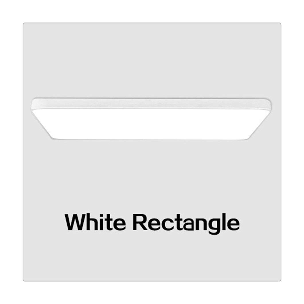 GLANGYU Ceiling Lights LED Ceiling Light Modern Lamp Living Room Lighting Fixture Bedroom Kitchen Surface Mount Flush Panel Remote Control (Color : F, Size : Warm White)