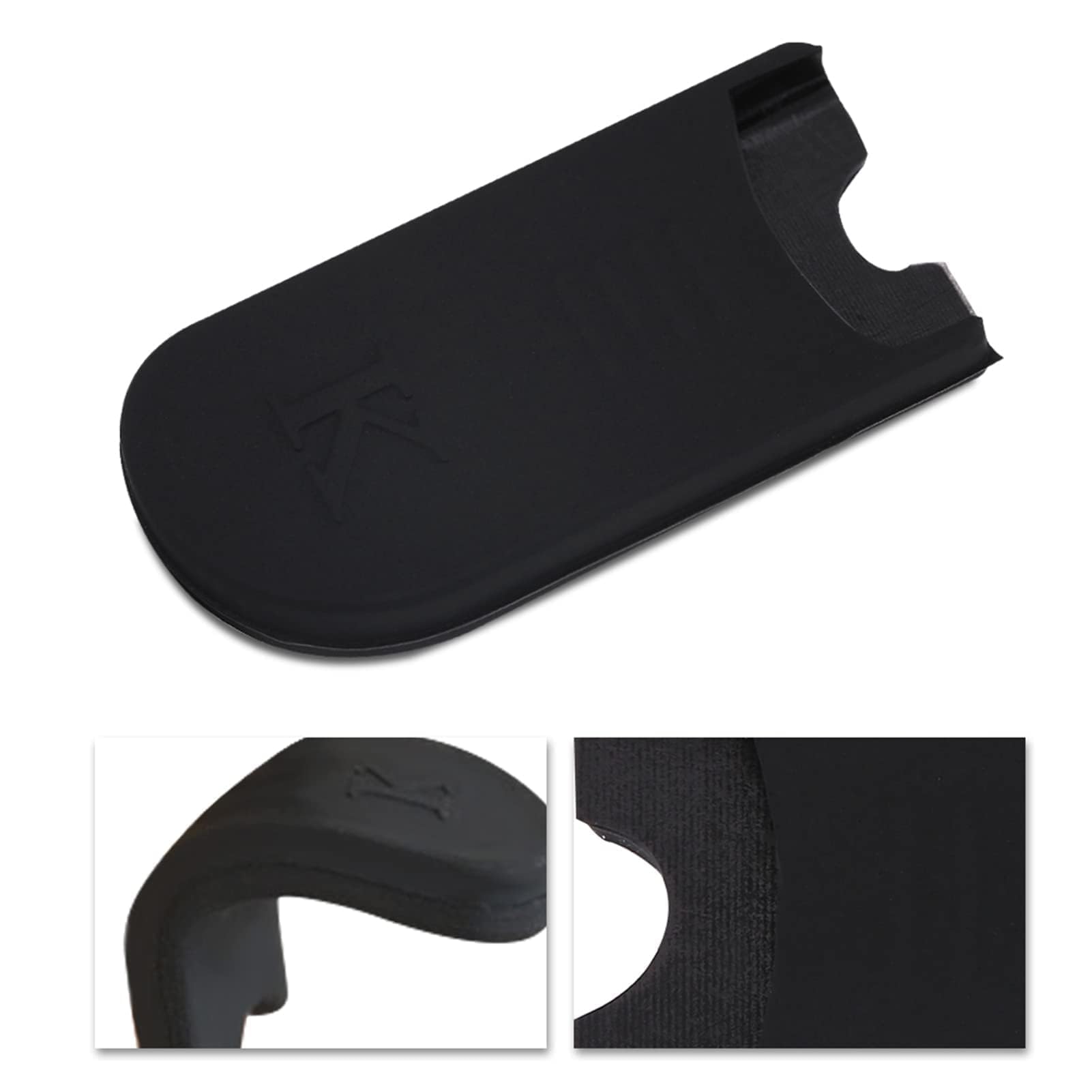 2 Pièces Repose-pouce de Saxophone en Caoutchouc, Coussinets de Coussin de Repose-doigt de Saxophone Protecteur de Pouce pour Instrument à Vent Soprano Alto Tenor Sax