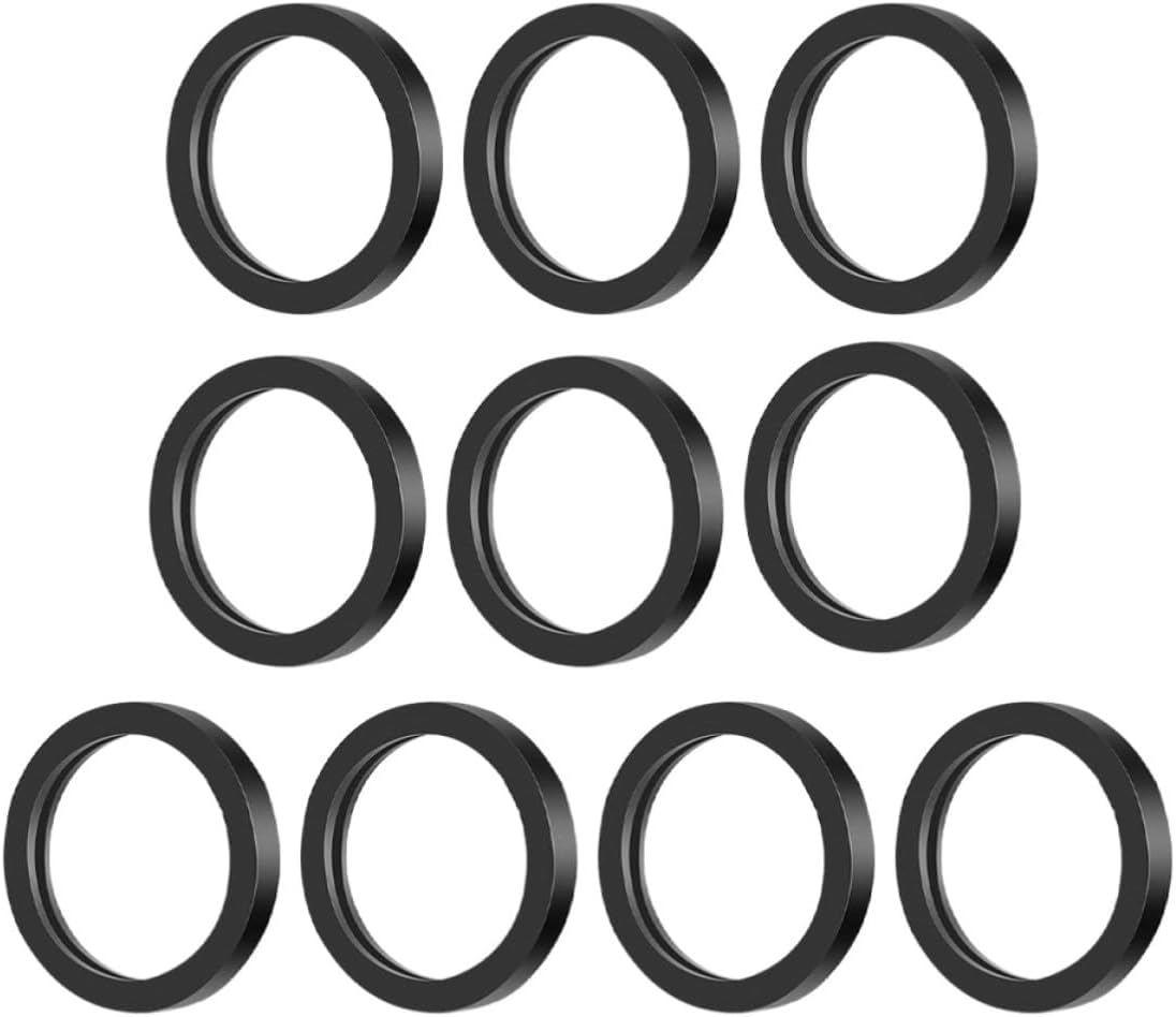 LABRIMP 10pcs Black Rubber O-ring Seal for Automotive and Truck Spare Tank Fuel Can Spout with Leak Prevention and Oil Resistance, Sturdy Fuel Tank Sealer Accessory