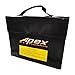 XTRA-LARGE Fire Resistant Lipo Battery Bag for Safe Charging & Storage - 240mm x 65mm x 180mm - Apex RC Products #8089