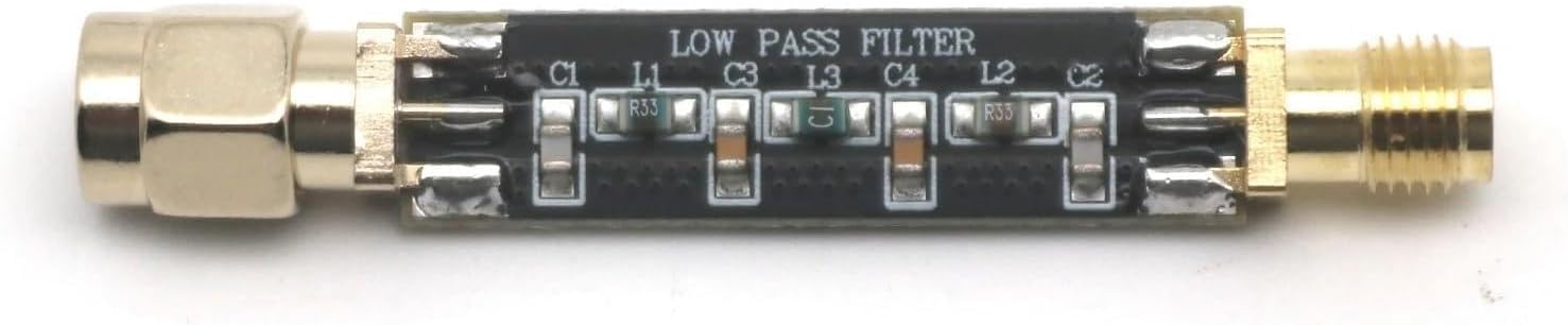 RF Low Pass Filter LPF for HAM Radio Amplifier Transmitters Receiver Signal Transmission Drone ShortWave FM VHF UHF Walkie Talki(LPF 200Mhz)