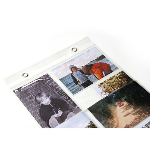 transparenter Fotovorhang mit 20 Taschen im Format 10 x 15 cm,passend für...