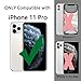 TENOC Phone Case Compatible with iPhone 11 Pro, Black Case Anti-Fingerprint Protective Bumper Matte Cover for 5.8 Inch