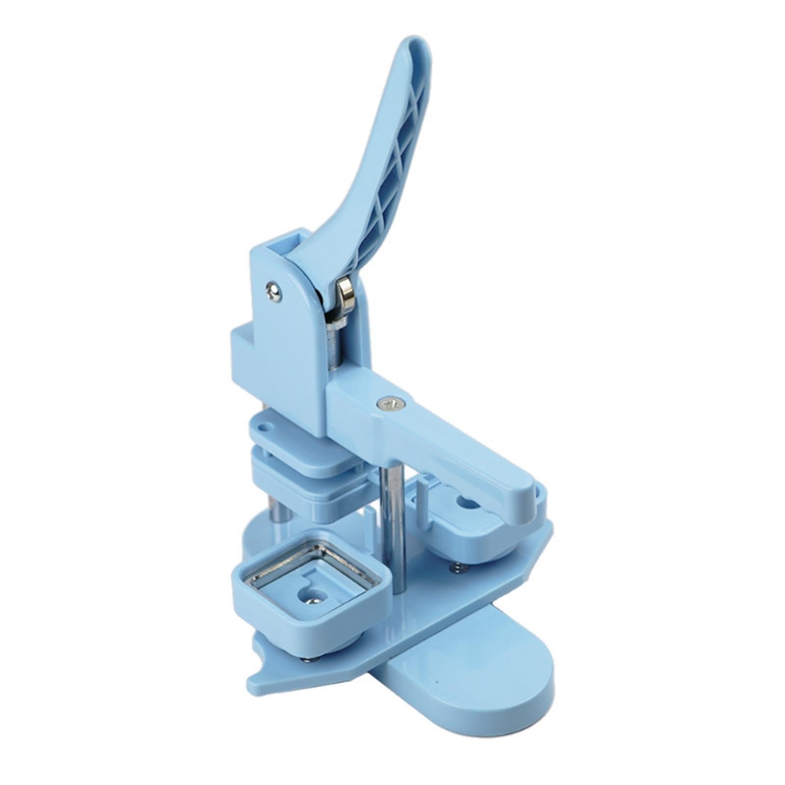 Prensa rotativa for hacer botones de insignias cuadradas, 50X50MM