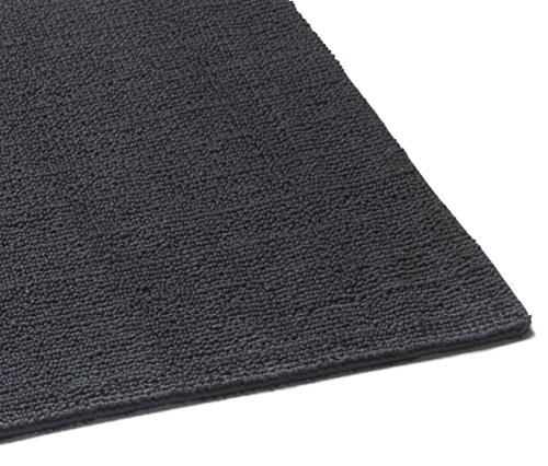 Preisvergleich Produktbild RHOMTUFT Badteppich Pur schwarz - 15 70x130 cm