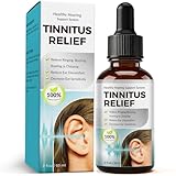 Tinnitus Relief for Ringing Ears, Natural Tinnitus Relief Spray to Reduce Noise & Soothe Clogged Ears Immediately, Ear Infection Drops for Hearing Health, Natural Herbal Formula, 2 Floz