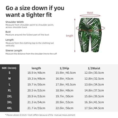 Legging doux taille haute imprimé palmiers avec ceinture large gainante - 5