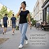 Black T Shirts for Womens - Relaxed-Fit Slash Neck Short Sleeves Tshirt Comfortable Everyday Casual Tee Top Perfect for Summer Work, L/XL #5