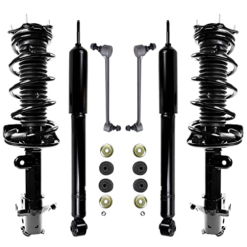 Image of Detroit Axle - Front Struts & Coil Springs Rear Shock Absorbers Sway Bar Links Replacement for 2007-2012 Acura RDX - 6pc Set