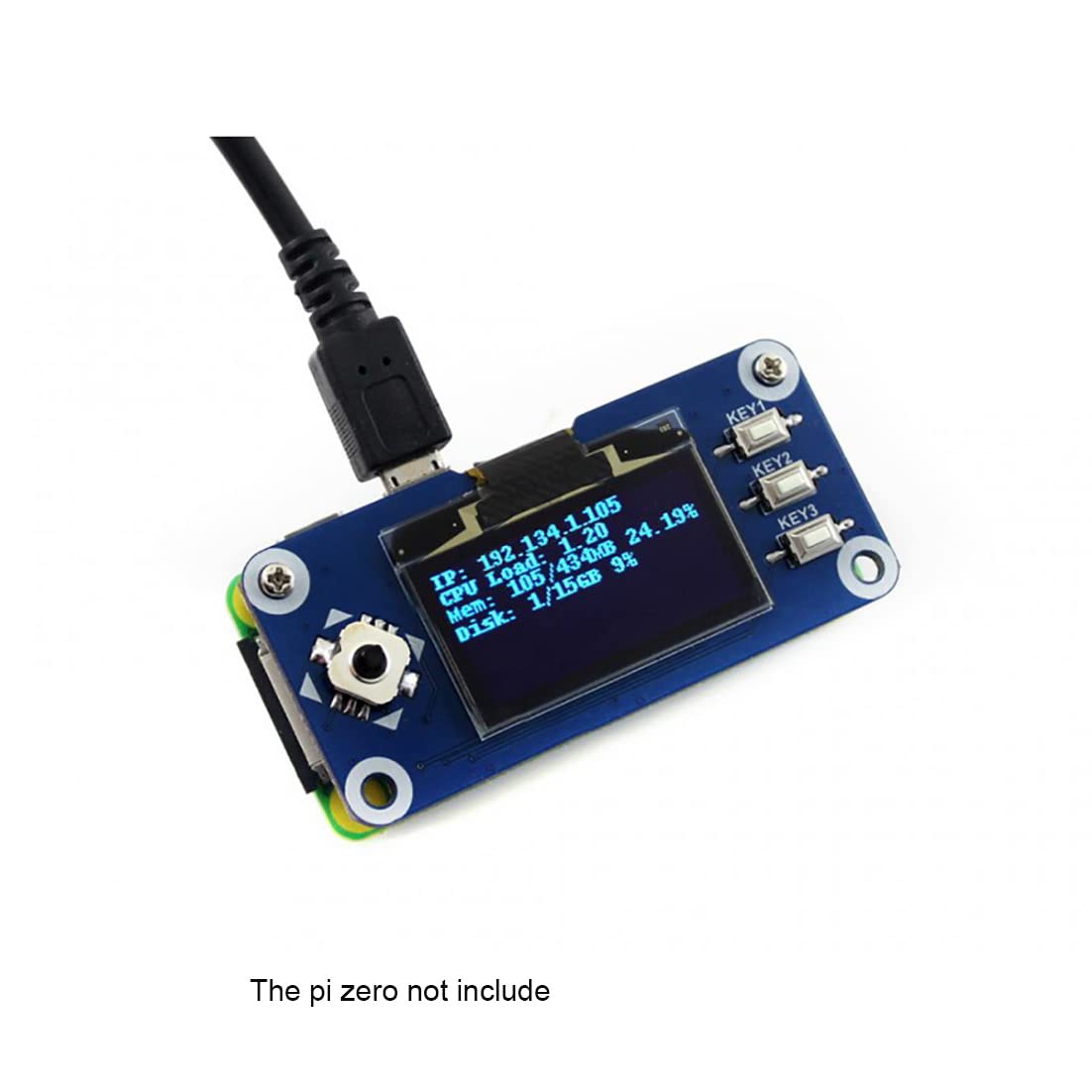Waveshare 3.3 cm ekran OLED z SH1106 dla Raspberry Pi 4B+ 4B 3B+ 3B 2B+ Zero W WH Jetson Nano 128x64 interfejs SPI I2C