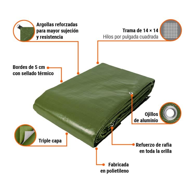 Lonas de rafia Truper 20 lonas de rafia truper marca TRUPER (3)
