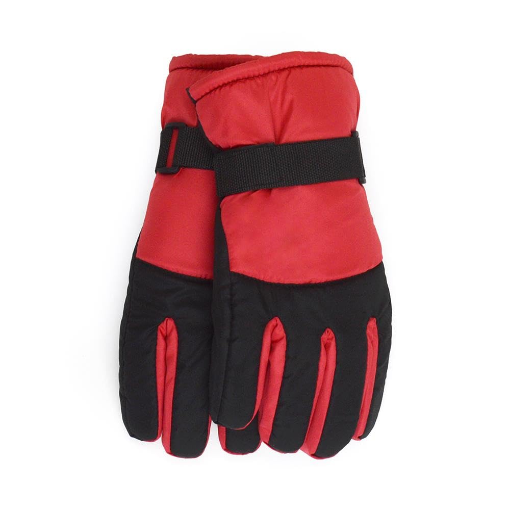 A2Z 4 Kids muchachos Ski Snowboarding Invierno Guantes A prueba de viento Al aire libre Deportes Térmica Fleece Forrada Ski Nieve Guantes Palmera/Pulgar Empuñaduras Equitación Guantes 6-13 Años