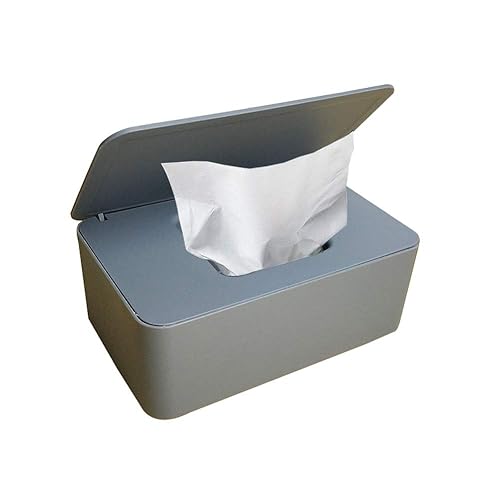 DUXAA Dispensador de toallitas para bebé, soporte para toallitas para bebés, mantiene los pañales frescos, antideslizante, diseño de sello de tres