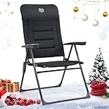TIMBER RIDGE Gartenstuhl Hochlehner Verstellbar Campingstuhl
