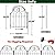 Samamixx Decorative Garden Fence, 19 Panels No Dig Metal Fencing 21ft(L) × 22in(H) Animal Barrier Border for Dog, Landscape Edging with No-Dig Stakes for Yard Lawn Patio Flower Beds Outdoor