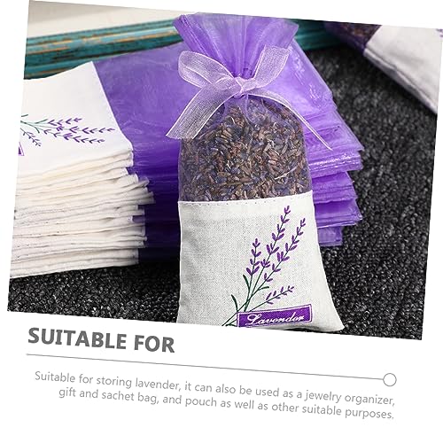 Bolsas de saquito para lavanda MAGICLULU 50 pcs morado miniatura 5