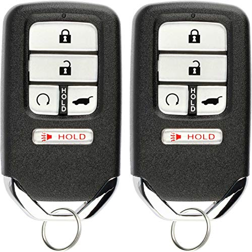Keylessoption Keyless Entry Remote Start Smart Car Key Fob For Honda Pilot Cr-V Civic 2016-19 Kr5V2X (Pack Of 2) #TOP6