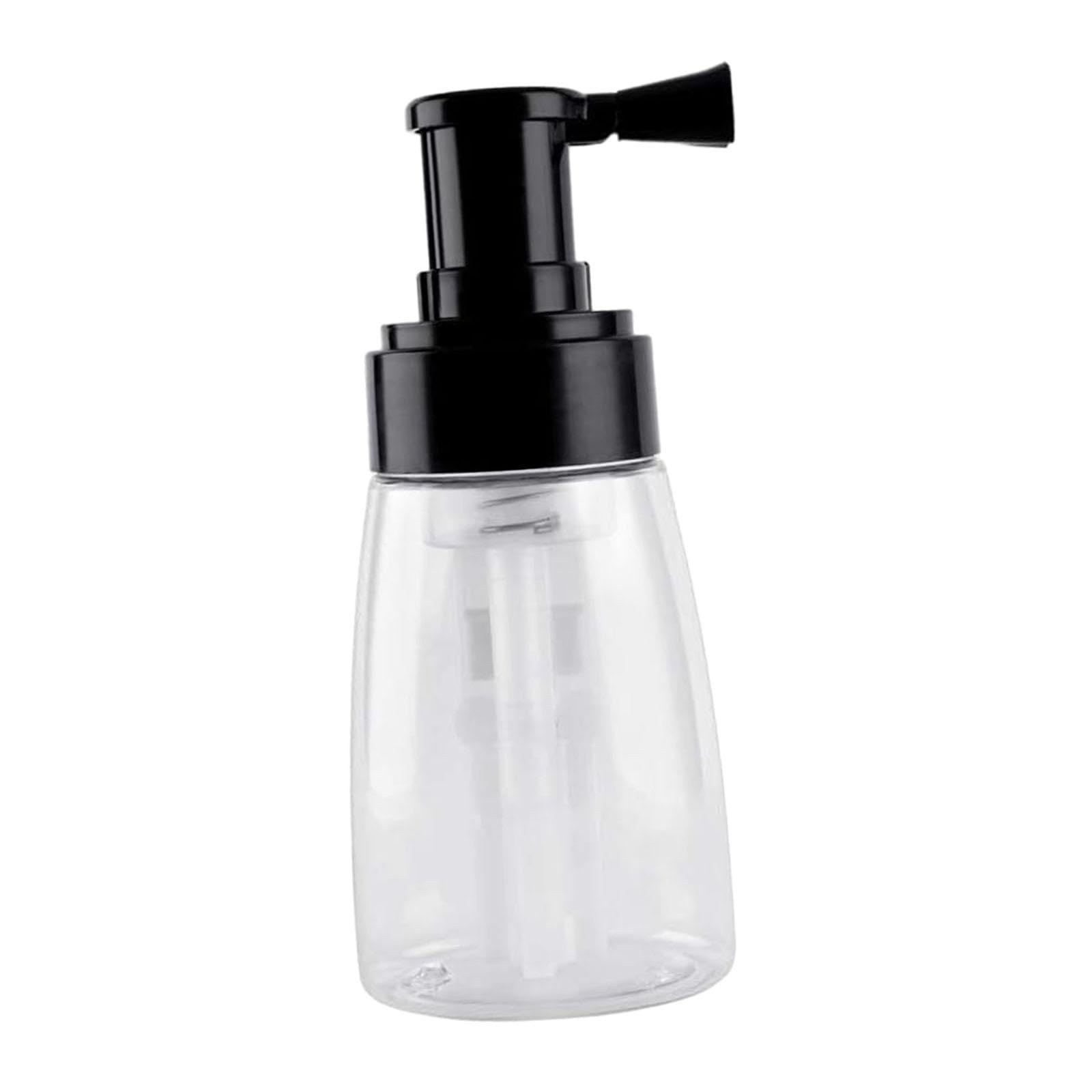 Hairdressing Spray Bottle Travel Cosmetics Blower Barber Powder Spray Bottle Black Lid