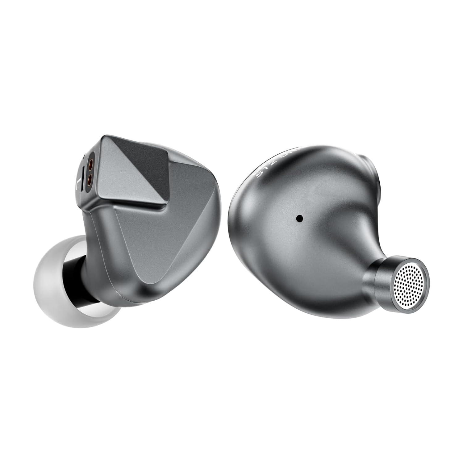 AOSHIDA Letshuoer S12 Ultra 14,8mm Planar-Treiber In-Ear-Monitor IEM, HiFi Kabelgebundene Kopfhörer Mit Abnehmbarem 2pin 392-Adern Versilbertem Kabel Für Musiker Audiophile (Gunmetal Grey)