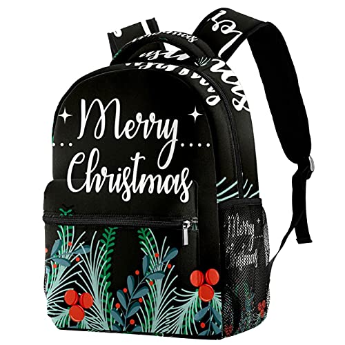 Sac à dos décontracté boules de Noël | Le cadeau idéal de grande capacité pour elle