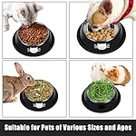 2 Pcs Non-Slip Stainless Steel Small Food Bowls - Unbreakable, Thicken Cat Feeder, 7 Oz Dishes - Suitable for Indoor Small Pets - Removable Rubber Base, Easily Clean, Lovely Color - Image 5