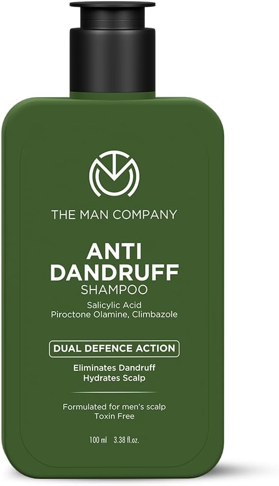 Anti-Dandruff Shampoo with Salicylic Acid for Man| Flake Control from First Wash | Targets Dandruff & Scalp Itch | Prevents Recurrence | Balances Oil Without Dryness | -100ml