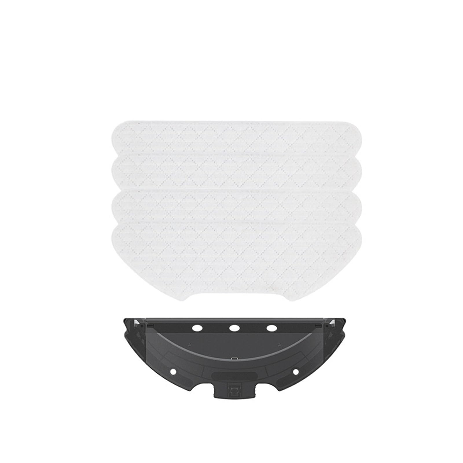 Vividcrate Disposable Mop X15 Pcs(3 Packs)+ Support X1,Compatible For Lefant,M1 U180,Compatible For OKP,K4 Robot Vacuum Cleaner Mopping Function Acssory Part(M1)