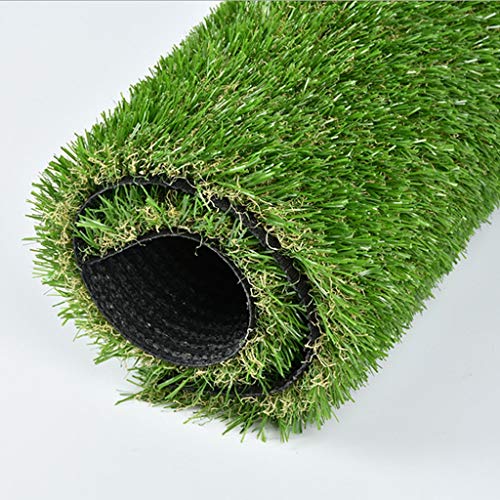 WJ Césped Artificial Simulación Hierba Césped de plástico Alfombra Jardín de Infantes Alfombra Verde Balcón Interior Decoración al Aire Libre (Color : T 1cm, Size : 2 * 5m)