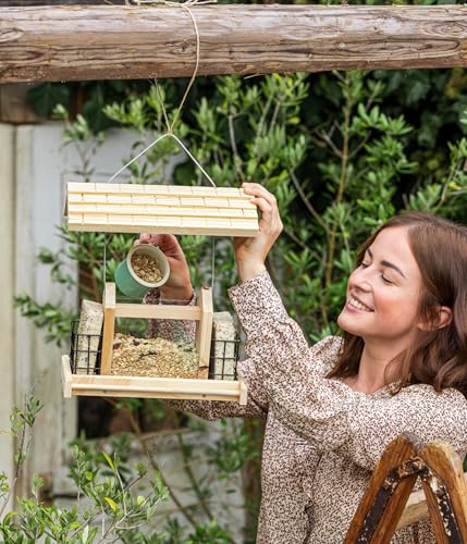 Dehner Natura Premium Wildvogelfutter, Fettfutter / Weichfutter, Ganzjahresfutter artgerecht / kraftspendend , hochwertiges Vogelfutter für Wildvögel, 5 kg