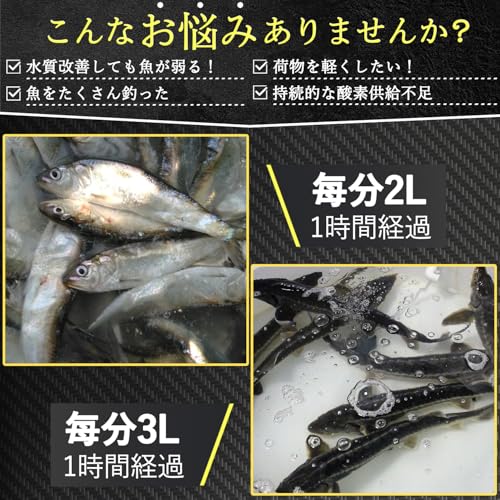 SHICHANG アジ活かし専用ポンプ!エアーポンプ の商品画像 2