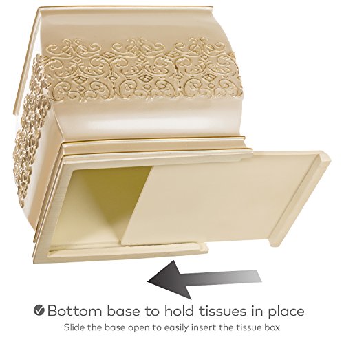 image for Creative Scents Shannon Tissue Box Cover Square - (6
