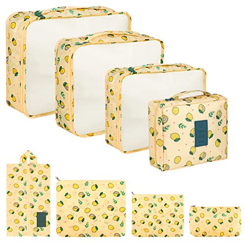 Comoda Borsa Organizer Da Viaggio: I 3 Cubi Da Viaggio Sono Dotati Di Doppie Cerniere Lisce E Resistenti, Che Rendono Il Processo Di Imballaggio E Disimballaggio Più Rapido E Semplice. Design Superiore In Mesh Traspirante, Individua Ciò Che Stai Cercando In Pochi Secondi. Con Una Maniglia In Tessuto, L'Organizer Per Bagagli Leggero È Facile Da Trasportare.