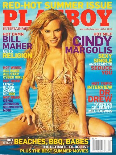 Playboy Magazine July 2008 CINDY MARGOLIS
