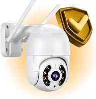 Kit 2 Câmera de Segurança Wi-Fi Externa 360° Full HD com Visão Noturna Infravermelha, Detecção de Movimento e Monitoramento pelo Celular em Tempo Real – Premium À Prova d’Água (1)
